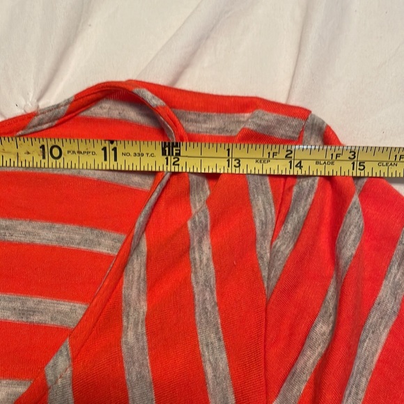 J mode USA - size medium - maxi dress - orange/coral and gray - Picture 7 of 13